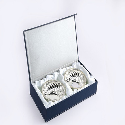 

MeLANgE FB1027 Silver Plated Bowl Set(Silver, Pack of 2)
