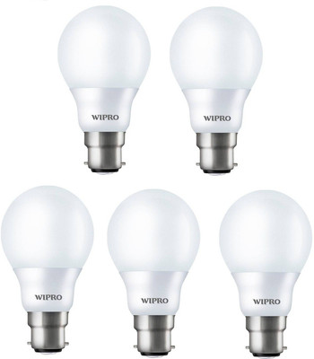 

Wipro 3 W Standard B22 LED Bulb(Yellow, Pack of 5)