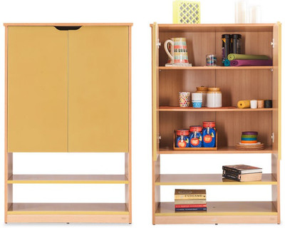 

Durian SEGNO/B Engineered Wood Free Standing Cabinet(Finish Color - Pistachio Green/Red Oak)