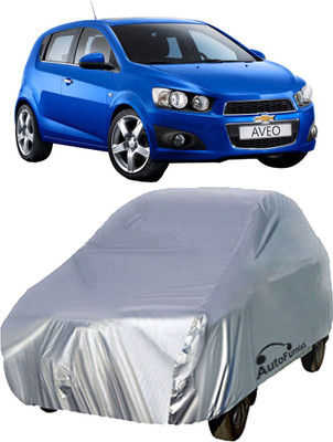 AutoFurnish Car Cover For Chevrolet Aveo (With Mirror Pockets)(Silver)