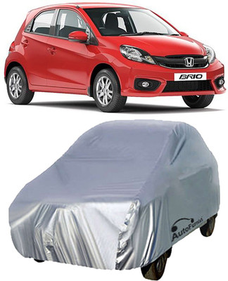 AutoFurnish Car Cover For Honda Brio (With Mirror Pockets)(Silver)