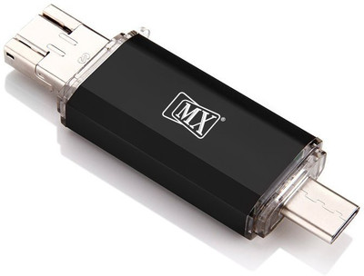 MX 3 in 1 USB3.1 Type C , Micro USB 2.0 Memory Card_Reader OTG for Android Mobile Phone Card Reader Black MX Computer Peripherals