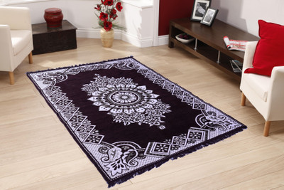 

Stop N Shop Multicolor Velvet Carpet(120 cm X 228 cm)