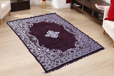 

Stop N Shop Multicolor Velvet Carpet(120 cm X 228 cm)