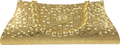 

VEENA Party Gold Clutch