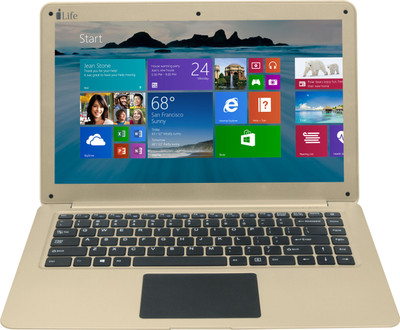

i-Life ZED Series Atom Quad Core - (2 GB/32 GB EMMC Storage/Windows 10 Home) ZED Air Laptop(13.3 Inch, Gold, With MS Office)
