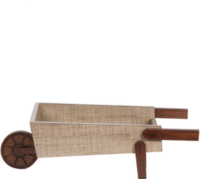 

Rooms Gravity Brown Magazine Wheel Barrow Book Holder - 10