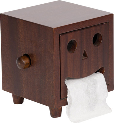 

Rooms Gravity Brown Smiling Face Visiting Card Holder - 10