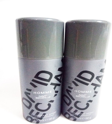 1% OFF on David Beckham Homme Deodorant Spray - For Men(300 ml, Pack of 2) 1% OFF on David Beckham Homme Deodorant Spray - For Men(300 ml, Pack of 2)