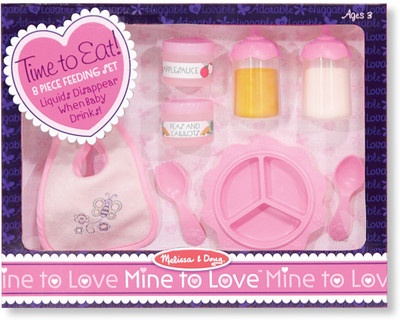 

Melissa & Doug Mine to Love - Time to Eat Feeding Set(Multicolor)