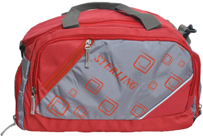 

Sterling SBM_347 Travel Duffel Bag(Red, Grey), Grey;red