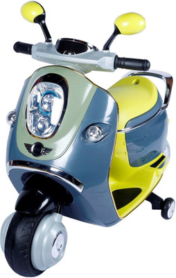 

Toyhouse Officially Licensed BMW Mini Scooter E Concept Rechargeable Scooter Battery Operated Ride On(Green)