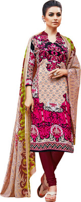 Divastri Cotton Printed Salwar Suit Dupatta Material(Un-stitched) Flipkart