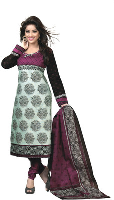 

Reya Cotton Printed Dress/Top Material(Un-stitched), Multicolor