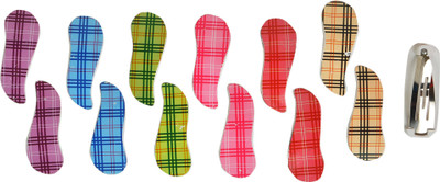 

ABHI Fancy Hair Clip Tic Tac Clip(Multicolor)