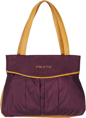 

Fristo Shoulder Bag(Purple, Tan)