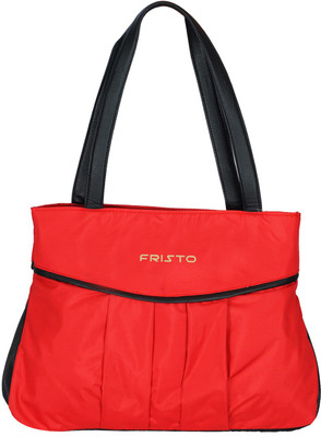 

Fristo Shoulder Bag(Red, Black), Black;red