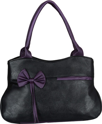 Fristo Hand-held Bag(Black, Purple)