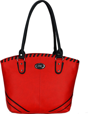 

Fristo Shoulder Bag(Red, Black), Black;red