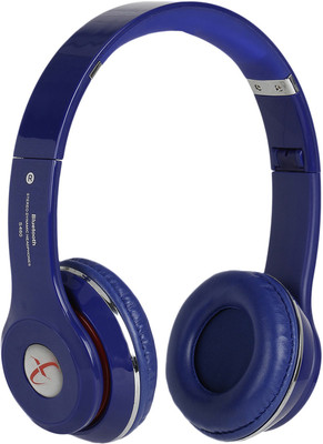 

Head Nik Stereo Dynamic Bluetooth Headset with Mic(Blue, Over the Ear)