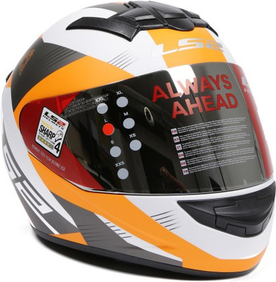

LS2 Trooper Motorsports Helmet(White, Orange, Orange;white