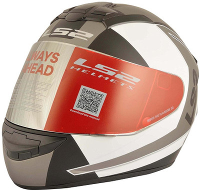 

LS2 SPRINT Motorsports Helmet(White, Grey, Grey;white