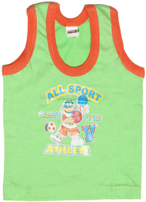 Babeezworld Vest For Boys Cotton(Green, Pack of 1) available at flipkart for Rs.99