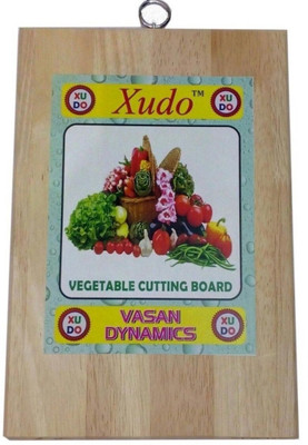 Xudo Kitchen Vegetable, Fruits, Meat, Cheese and Serving Tray Wood Cutting Board Wooden Cutting Board (Beige Pack of 1) Wooden Cutting Board(Beige Pack of 1)