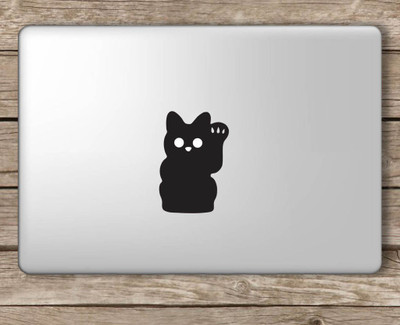 

Onlinemart Luky cat Vinyl Laptop Decal 15.6