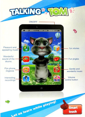 

DINAARKAN MUSICAL TALKING TOMCAT TABLET WITH BATTERIES(Multicolor)