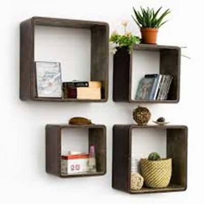 

The New Look Set4square Steel Wall Shelf(Number of Shelves - 4, Brown)