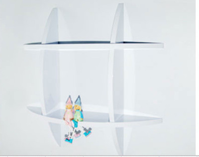 

The New Look SMALLG MDF Wall Shelf(Number of Shelves - 2, White)