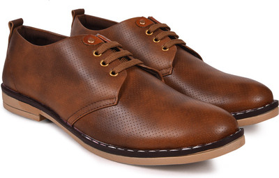 

Arthur Men's Brown PU Derby For Men(Brown