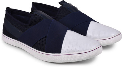 

Andrew Scott Men's Navy Blue Slip On Sneakers For Men(Navy