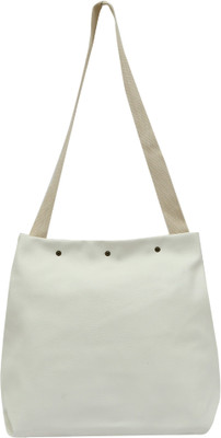 

Pepgirls Girls Casual White Leatherette Sling Bag
