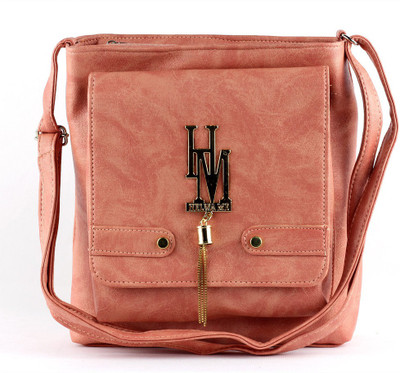 

Ramposh Women Evening/Party Pink Rexine Sling Bag