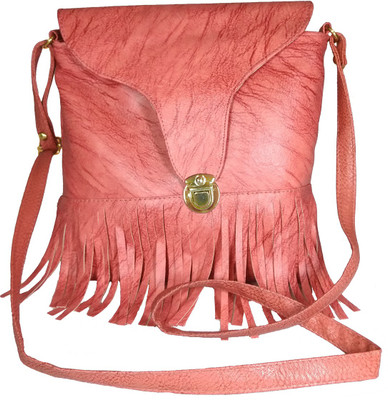 

Chalissa Girls Casual Red PU Sling Bag