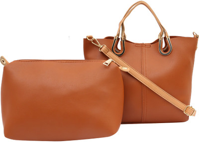 

Pepgirls Girls Casual Tan Leatherette Sling Bag