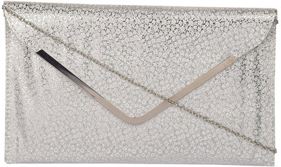 

Nxt Gen Girls Evening/Party Silver PU Sling Bag