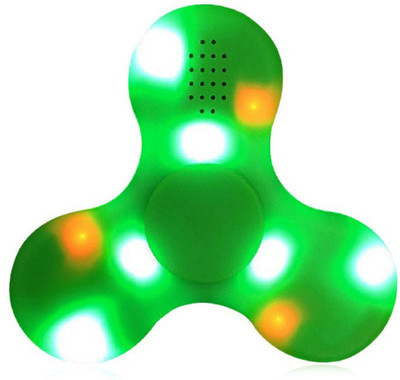 

Montez FIDGET SPINNER WITH BUILT-IN BLUETOOTH SPEAKER LED LIGHT PREMIUM QUALITY(GREEN)(Multicolor)