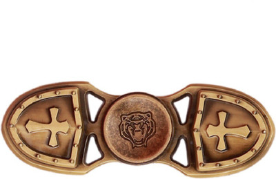 

Montez Metal 2 Leave Fidget Hand Spinner Toy (brown)(Multicolor)