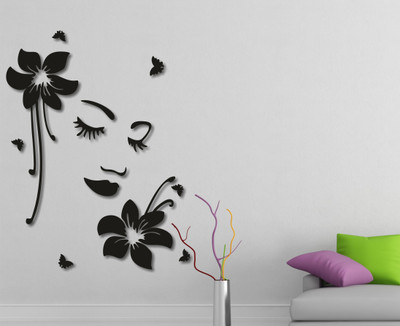 

Naveed Arts  Acrylic Sticker Sticker(Pack of 1, Black