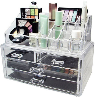 

ShopAis Color01 Makeup Vanity Box(clear)