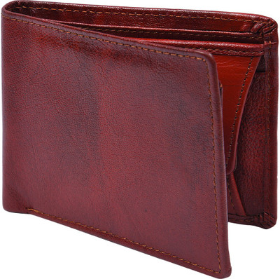 

Chappie Moustache Men Brown Genuine Leather Wallet(8 Card Slots)