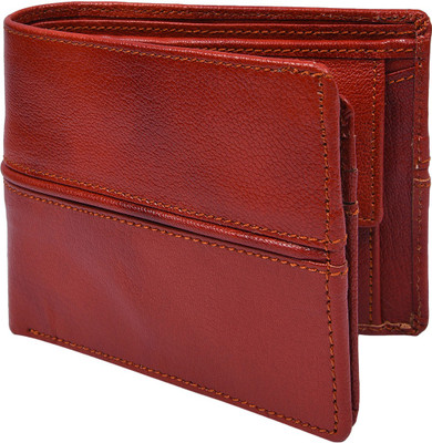

Chappie Moustache Men Brown Genuine Leather Wallet(11 Card Slots)