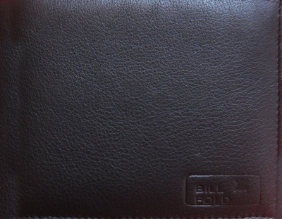 

BillFold Men Black Genuine Leather Wallet(7 Card Slots)