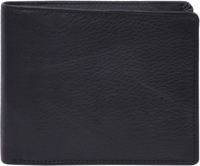 

Printz Men Black Genuine Leather Wallet(11 Card Slots)