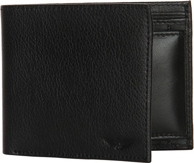 

Park Avenue Men Black Genuine Leather Wallet(3 Card Slots)