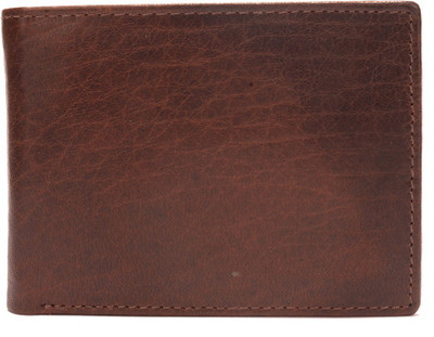 

Rebel Color Men Brown Genuine Leather Wallet(12 Card Slots), Dark brown