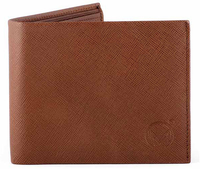 Must Not Just Leather Men Tan Genuine Leather Wallet(9 Card Slots) available at flipkart for Rs.600